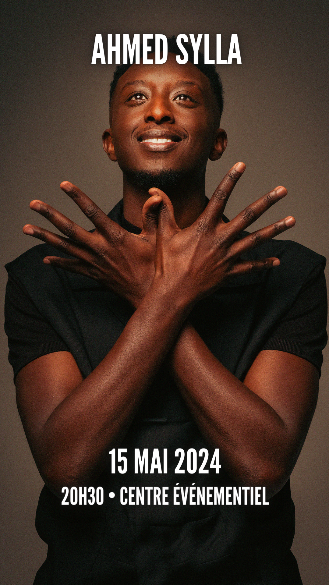 Ahmed Sylla, spectacle à Courbevoie, infos sur sortiracourbevoie.fr