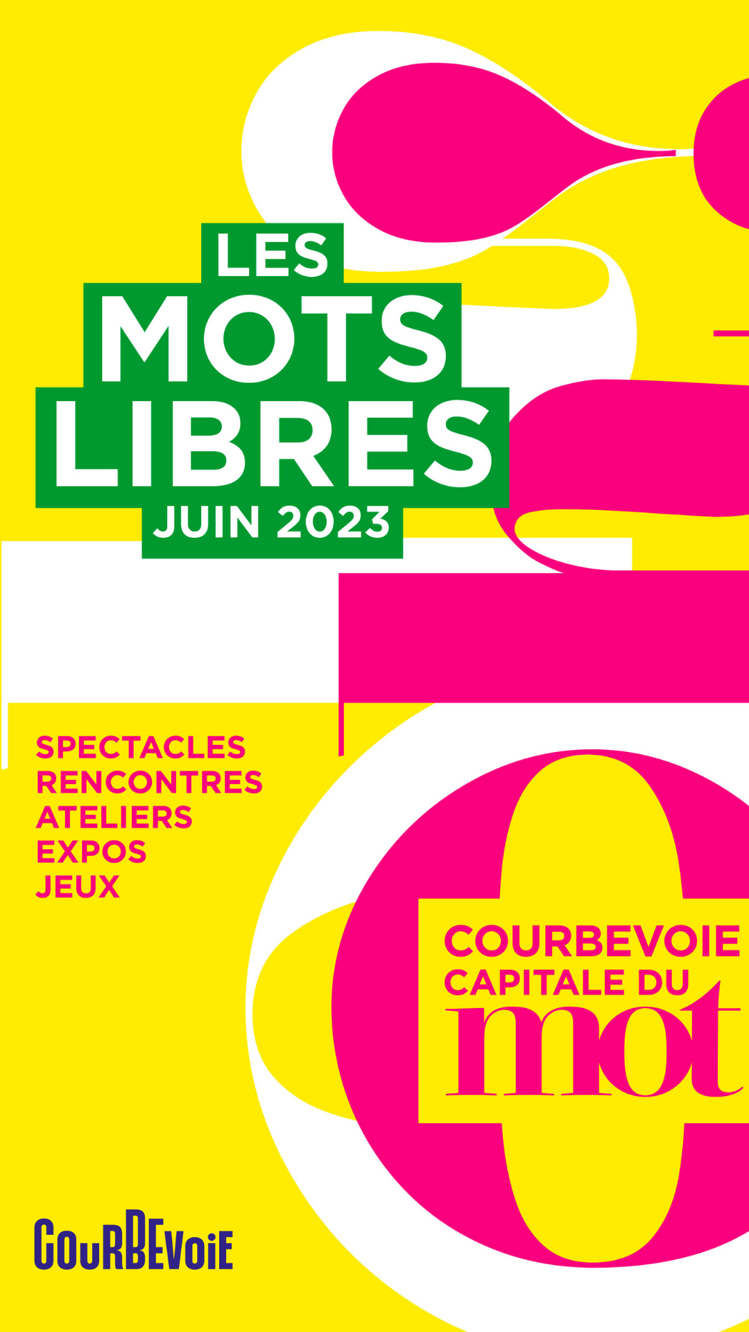 Le festival Les Mots Libres de Courbevoie aura lieu en juin, retrouvez les informations sur sortiracourbevoie.fr